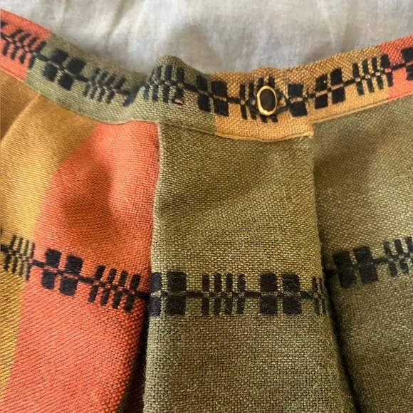 Nelly de Grab Vintage Skirt 100% Virgin Wool Rare Pleated A-Line - Picture 6 of 11